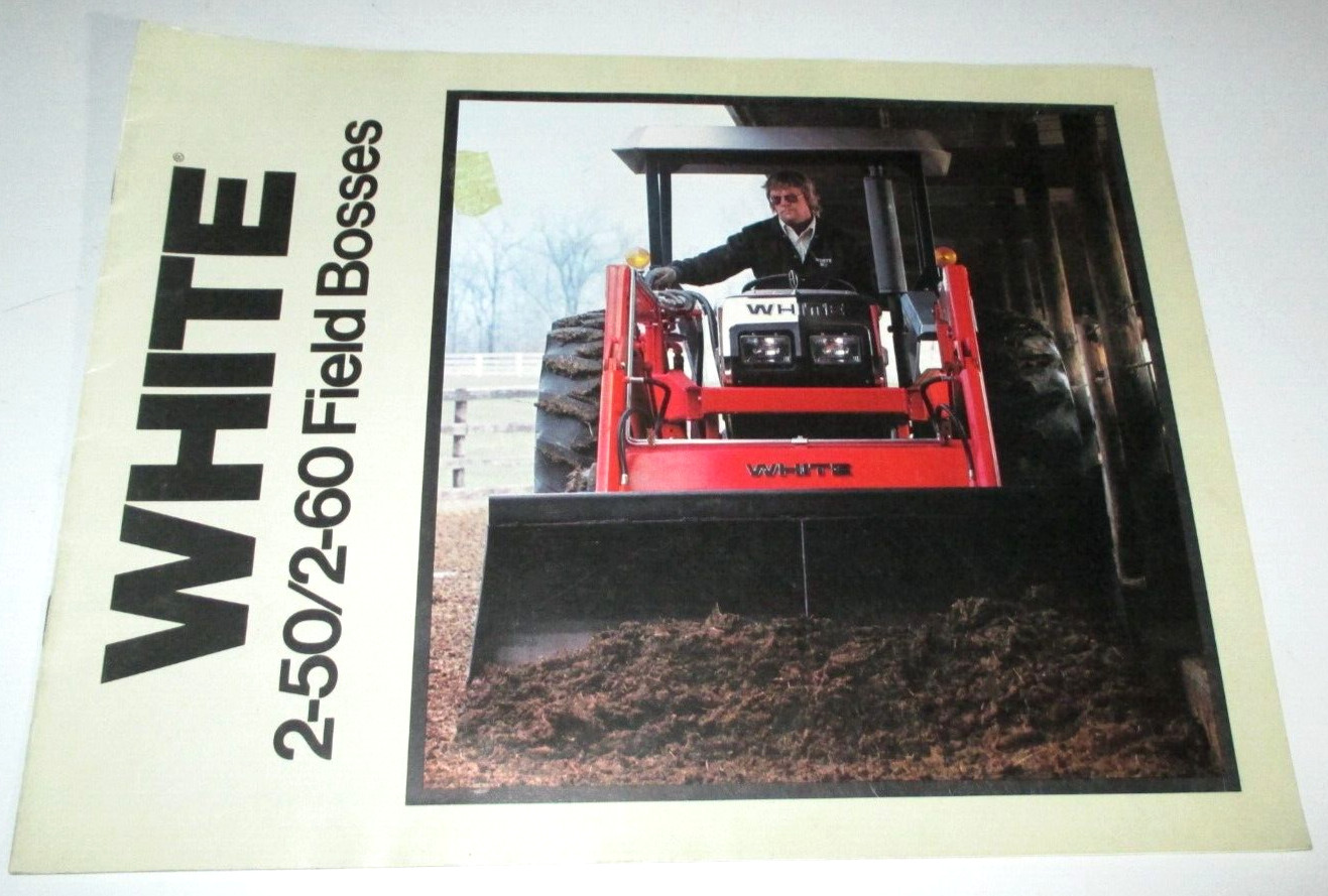 WFE White 2-50 & 2-60 Tractor Sales Brochure Literature Ad Advertising ORIGINAL!