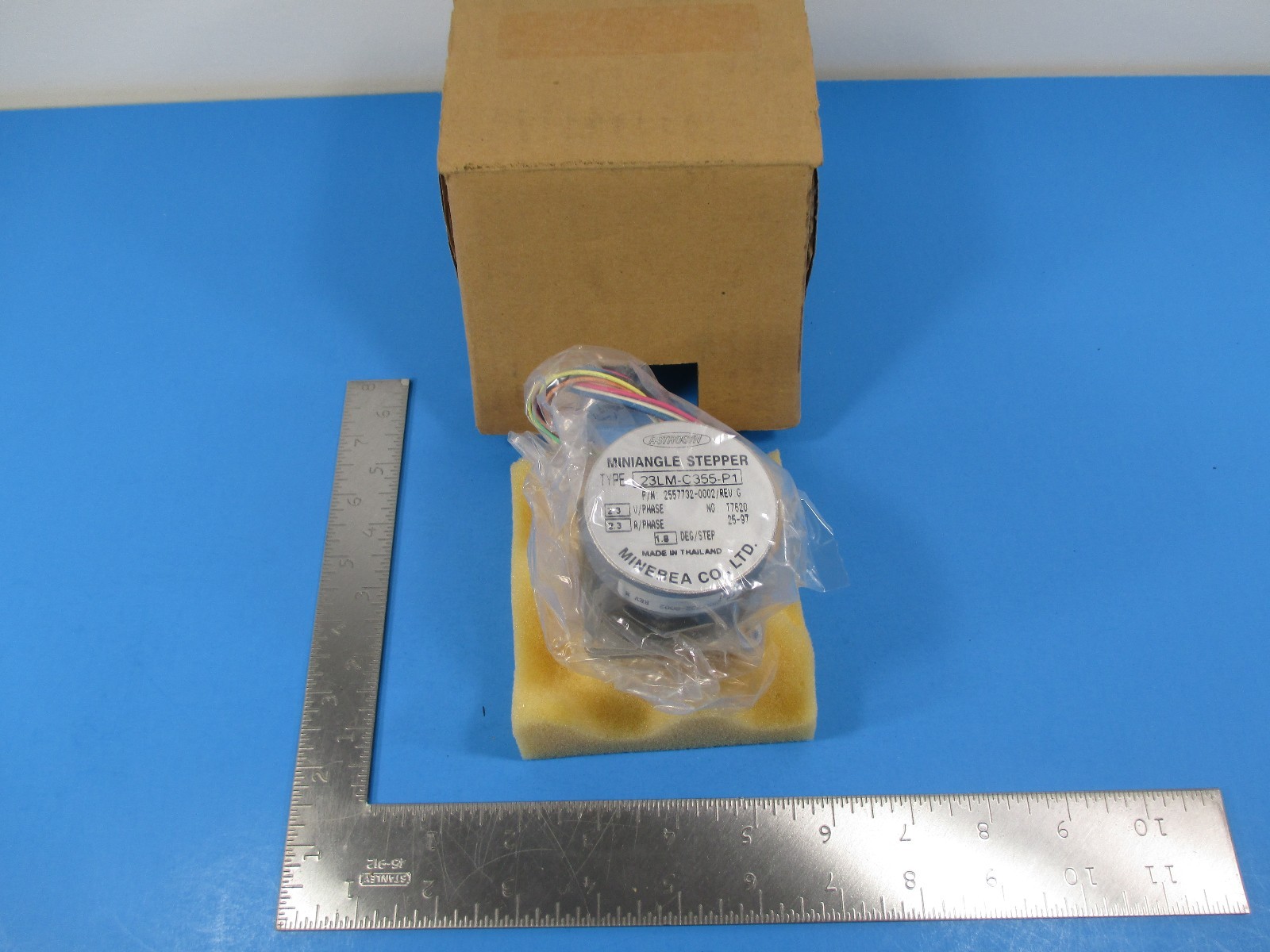 Astrosyn Miniangle Stepper 23LM-C355-P1 Part# 2557732-0002 New in Package NOS1