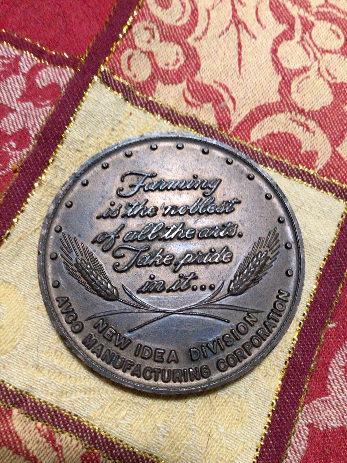1899 – 1949 New Idea Farm Equipment Fifty Years Of Serving. . 3 Inch Metal Med