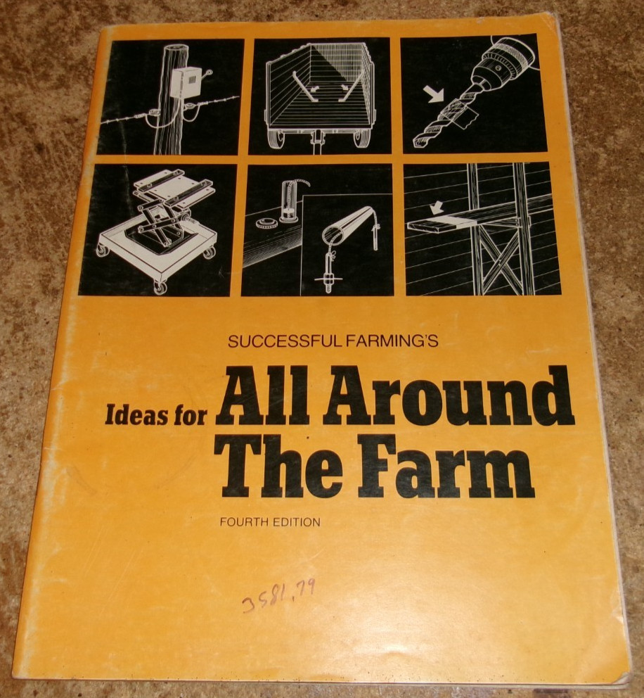 1978 successful farming all around the farm ideas book good used