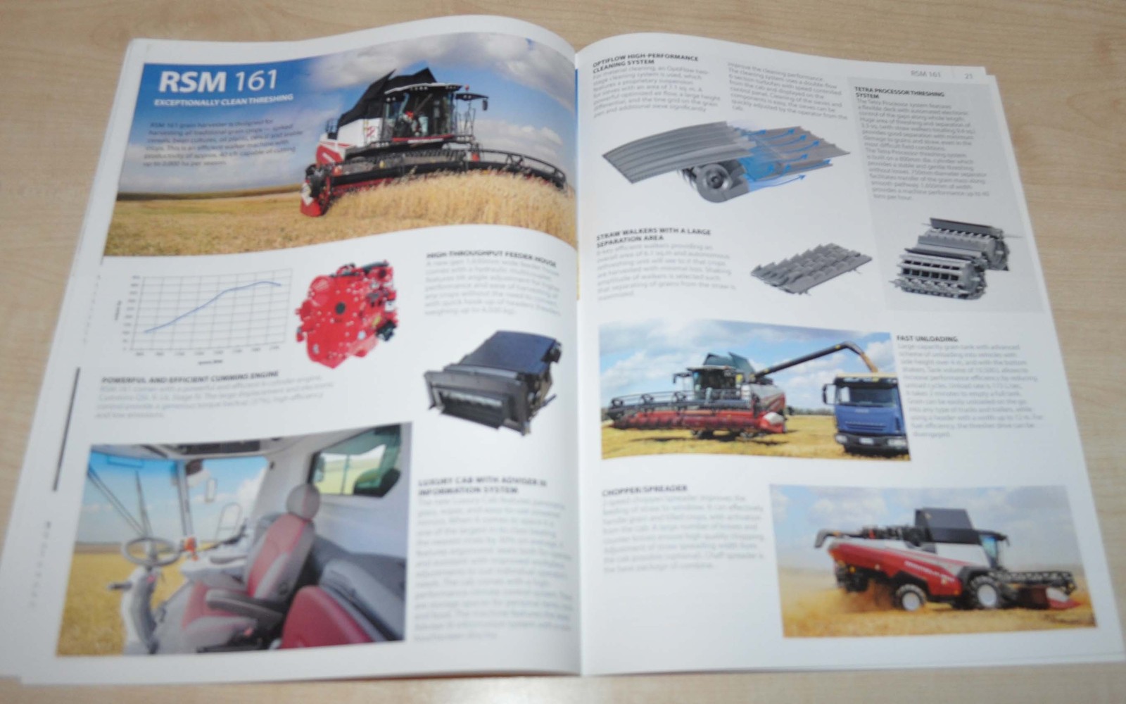 Rostselmash Grain Harvesting Equipment Brochure Prospekt ENG