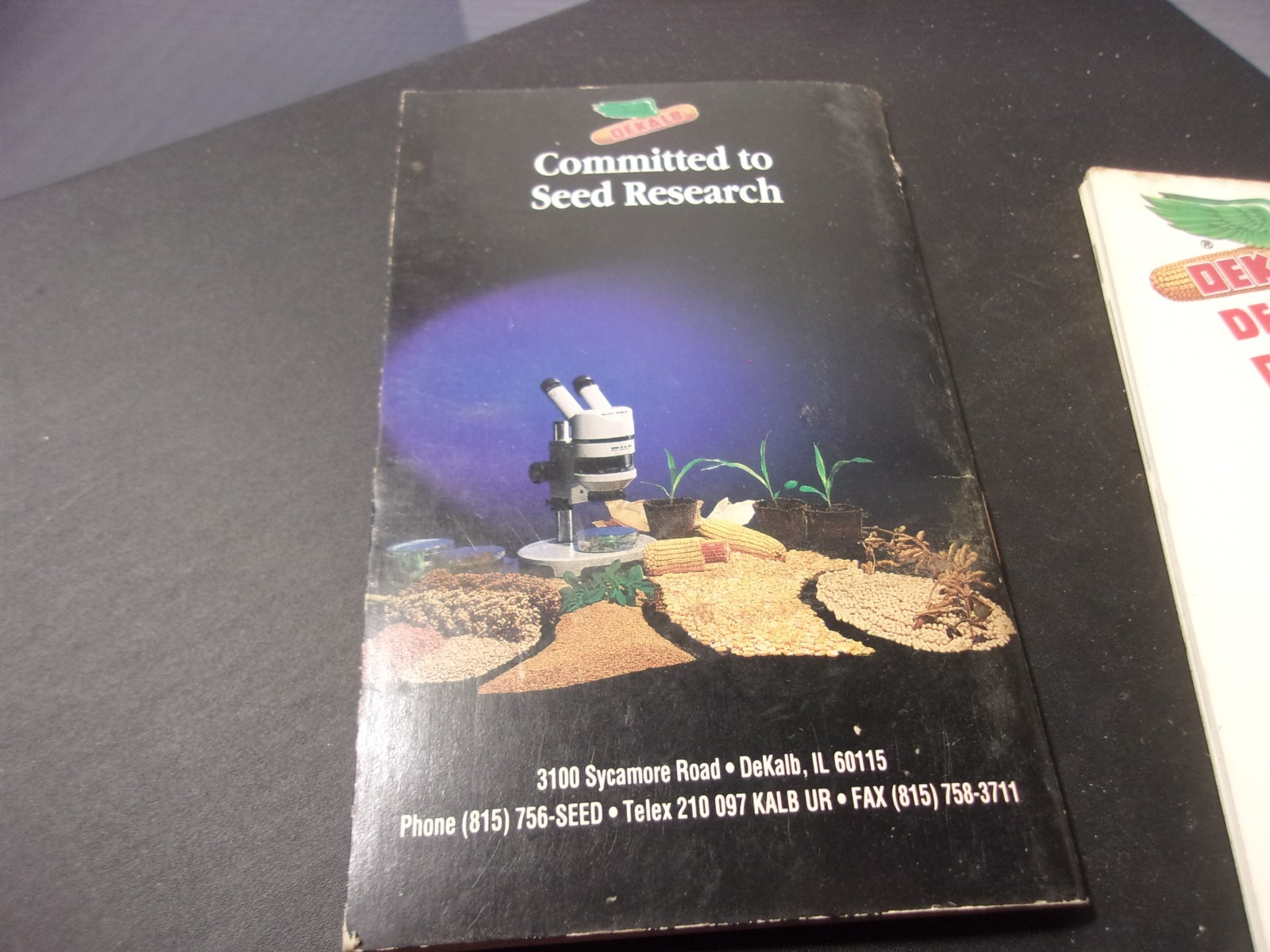 2 Dekalb Seed Pocket Advertising Agriculture Memo Notepad Vintage Farm