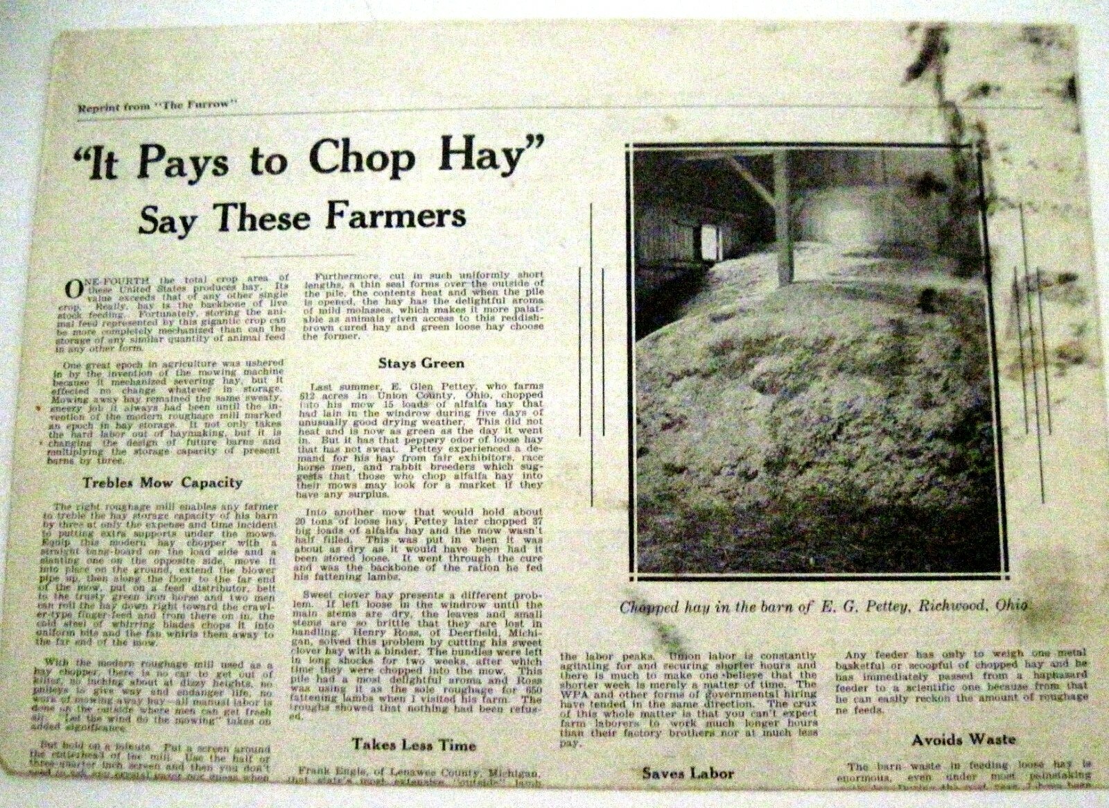 1939 Catalog « Letz » Farm Equipment w/ (4) Pamphlets – Describes Cows Stomach *