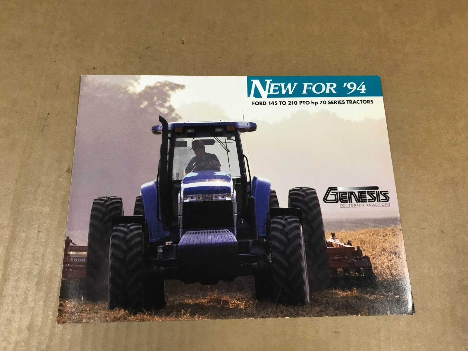 Vintage 1994 Genesis – Ford 145-210 PTO HP-70 Series Tractors Salesman Brochure