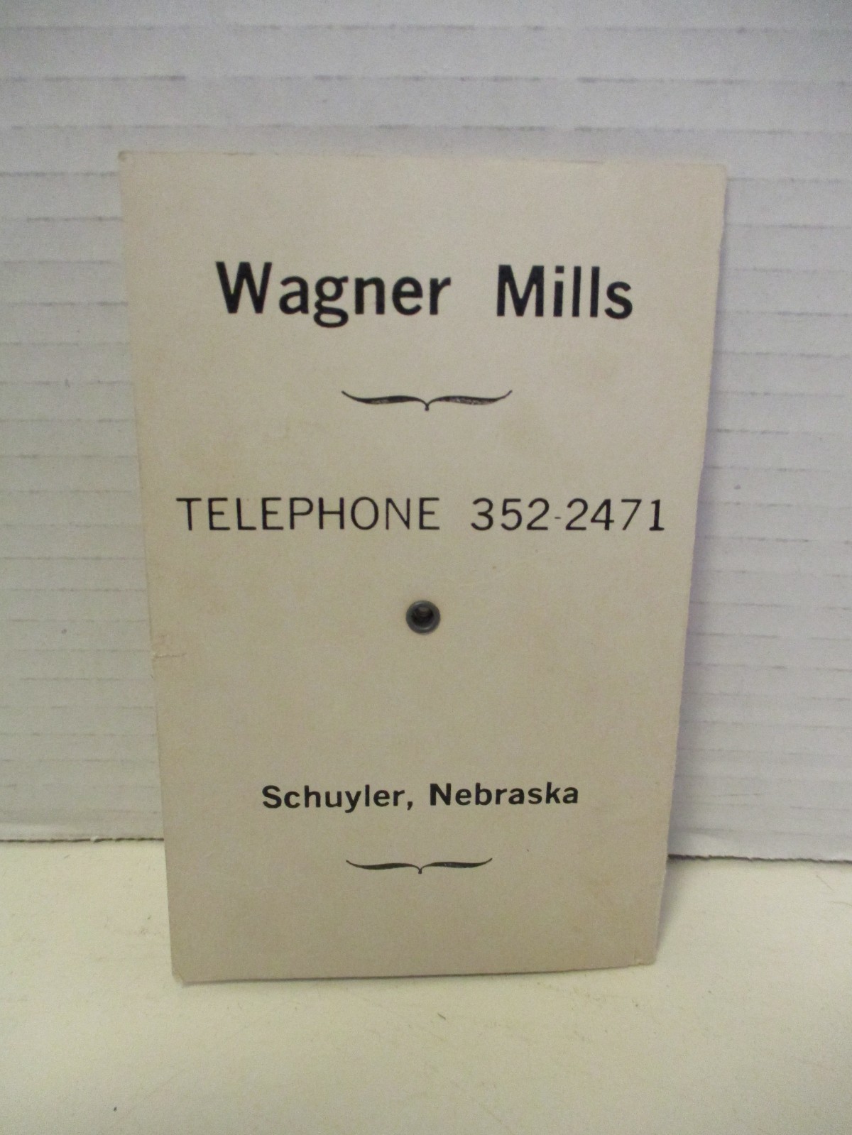 Vintage Magnetic Breeding Calculator For Farm Animals – Schuyler, Nebraska Adv