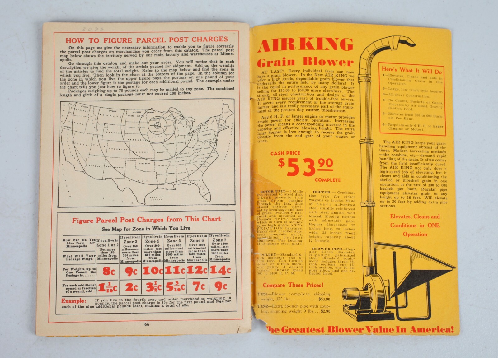 1936 R.R. Howell Thresher & Power Farming Supply Catalog T-36 Minneapolis MN