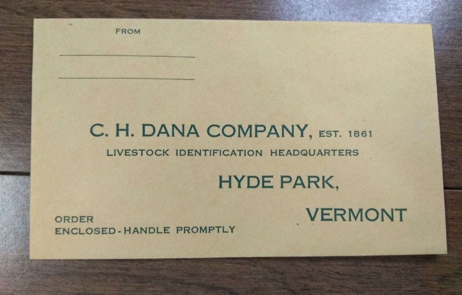 DANA ad vintage livestock supplies