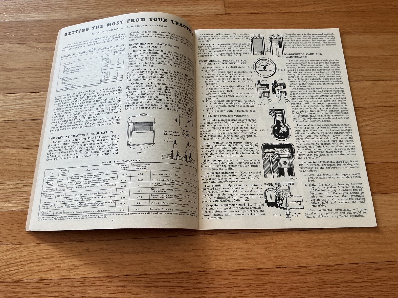 VTG Farm Acct. Record Book – Kanotex Gas & Simonson service, Hutchinson, MN.
