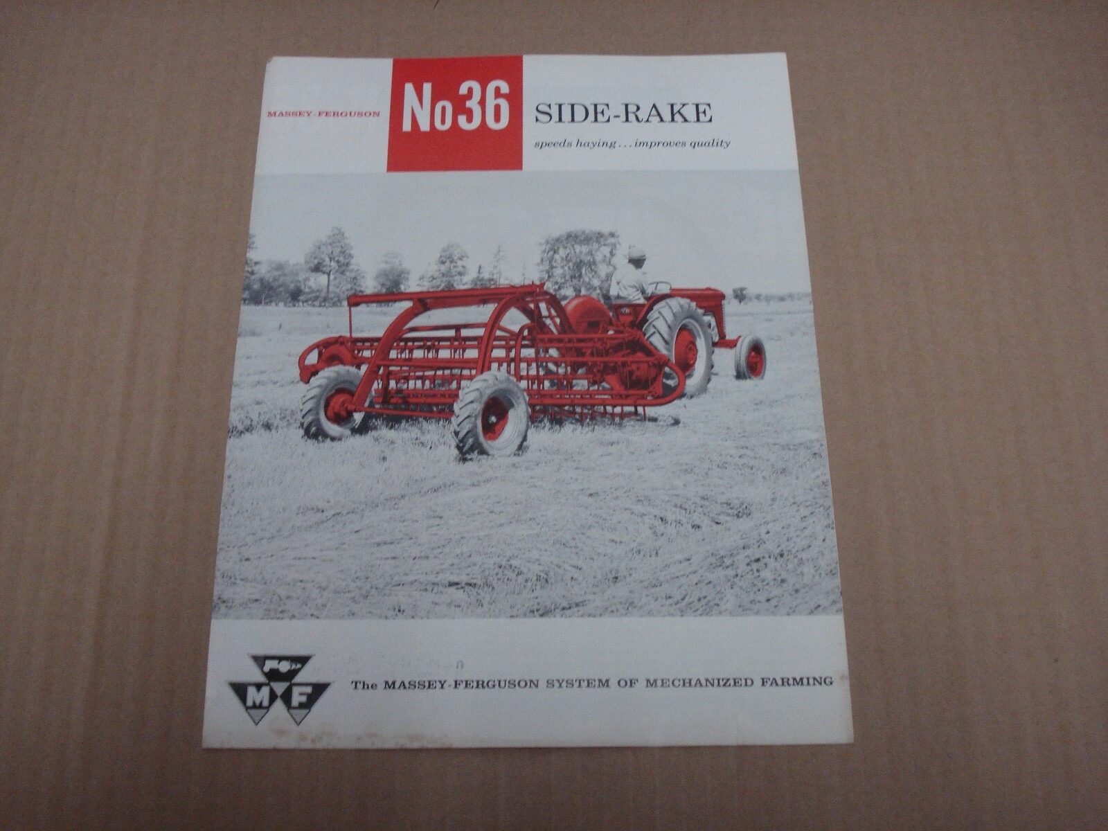1958 Massey-Ferguson No 36 Side-Rake Brochure