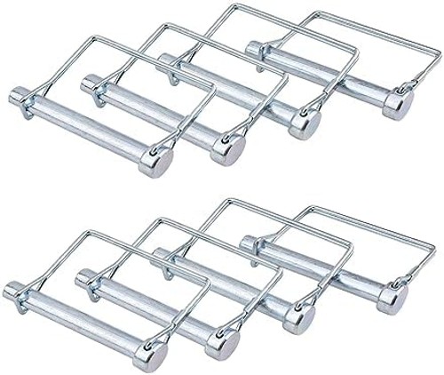 8 Pack Trailer Coupler Pin 3/8x4in Towing Hitch Pin Heavy Duty Wire Lock Pin …