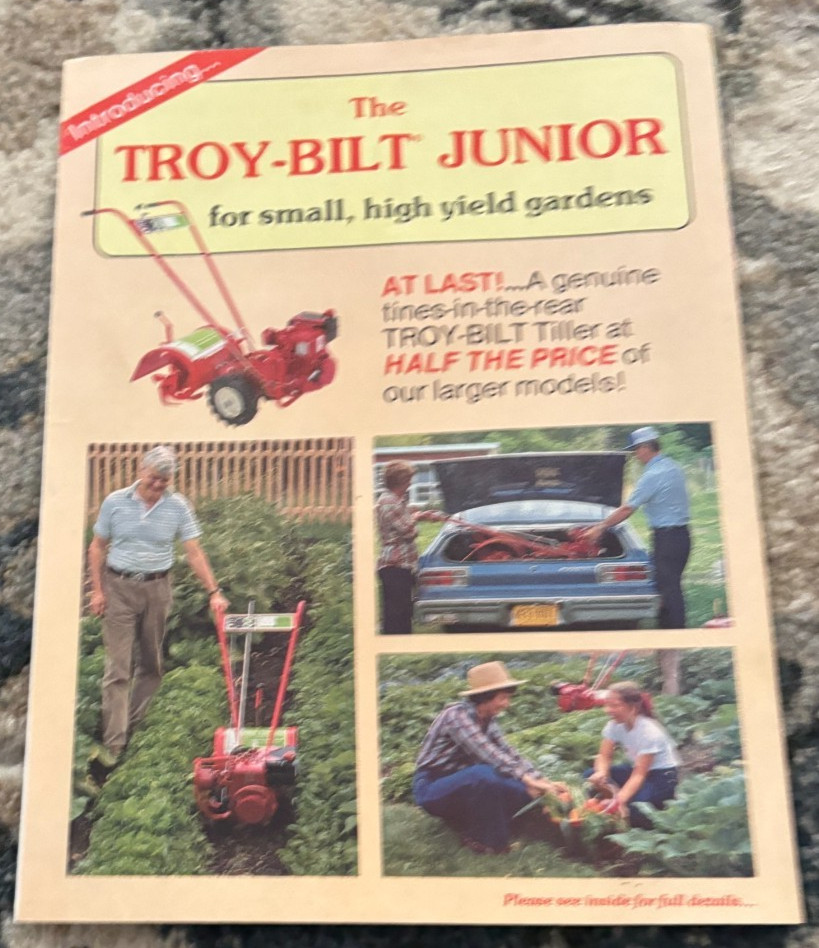 Troy Bilt Junior Rototiller Brochure DCPA26