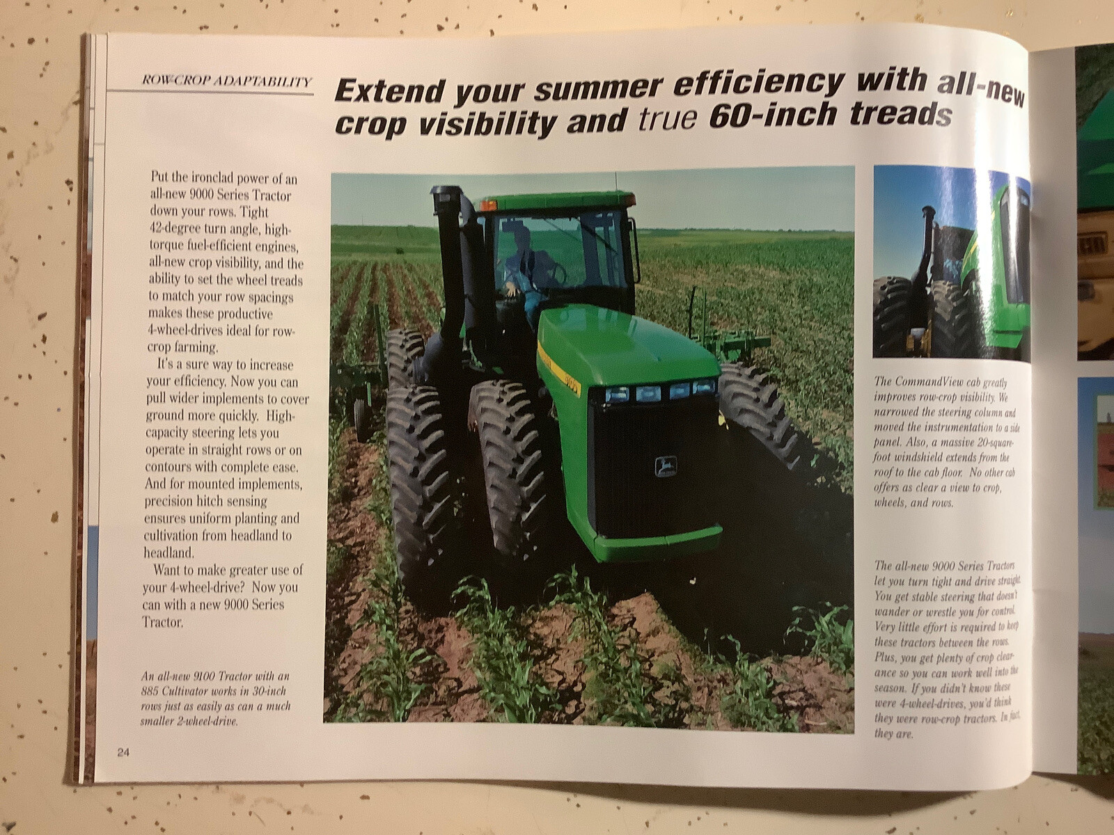 John Deere NEW 260-425 HP 9000 SERIES TRACTOR 32 PAGES 2003 Sales Brochure