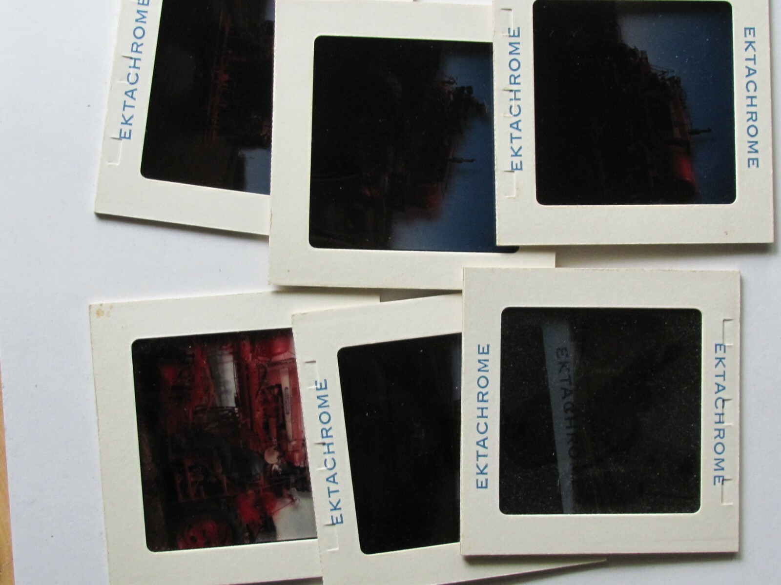 6 PHOTO SLIDES FARM VEGETABLE CROPS MACHINE CELLUPONIC SYSTEM MULCHING 1970&rsquo;S