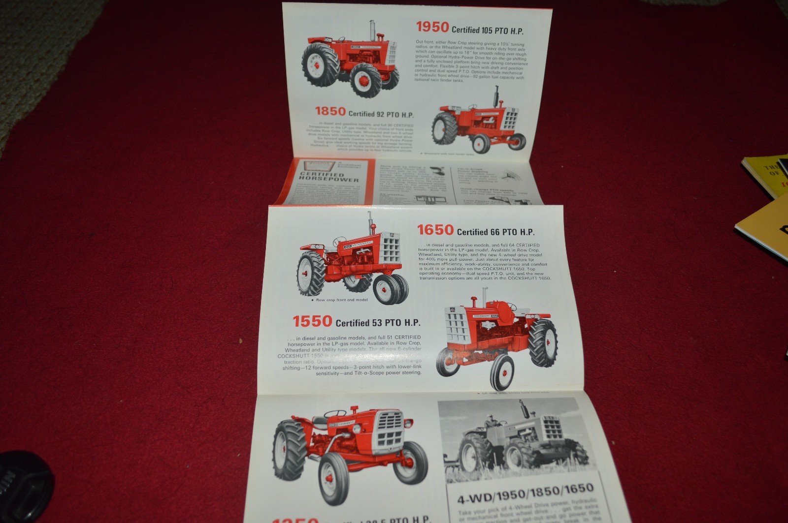 Cockshutt Oliver Tractor Buyers Guide For 1966 Mailer Dealer&rsquo;s Brochure YABE8