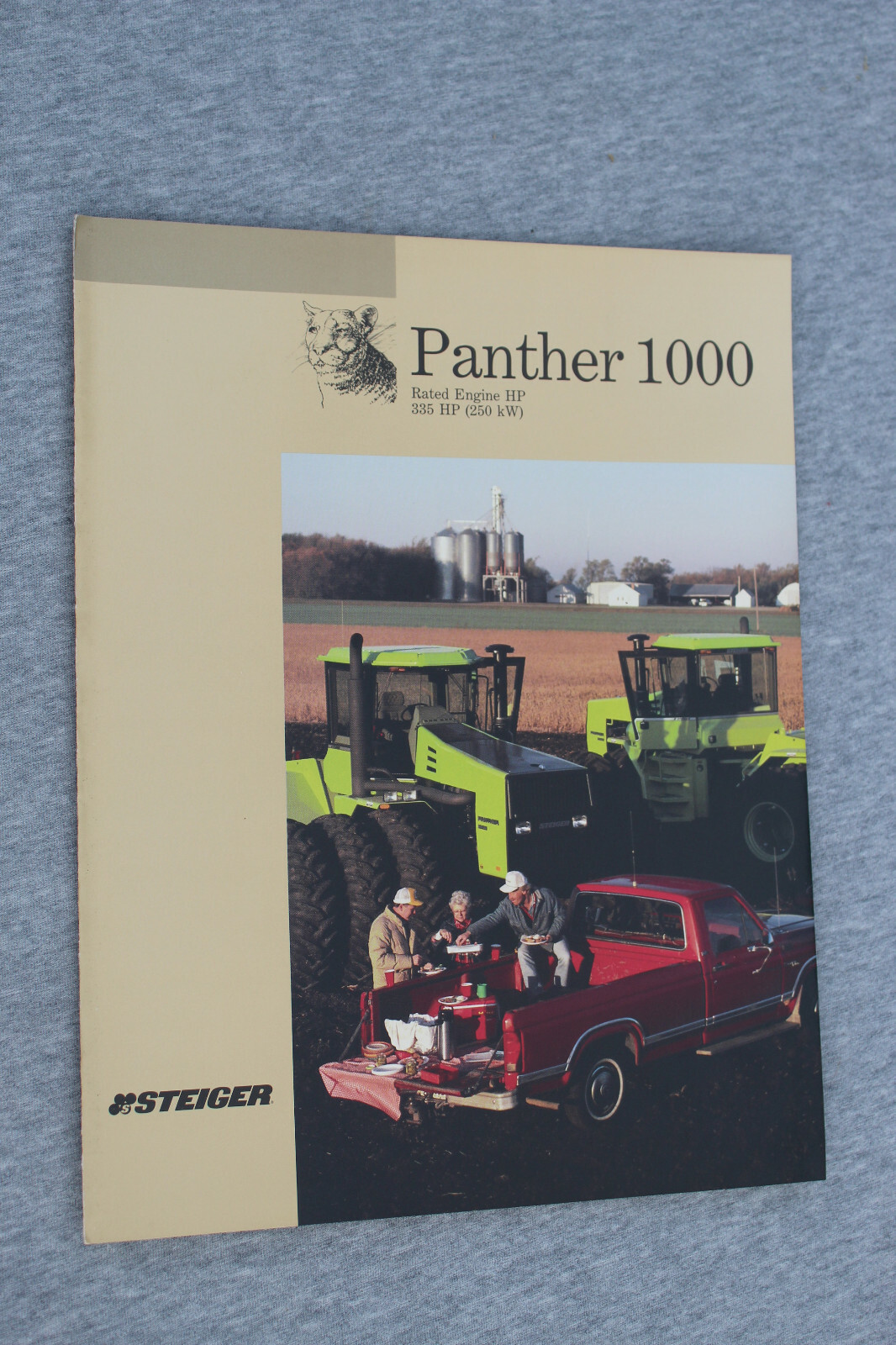 Steiger Lion 1000 4WD tractor original sales brochure #405/186/25000