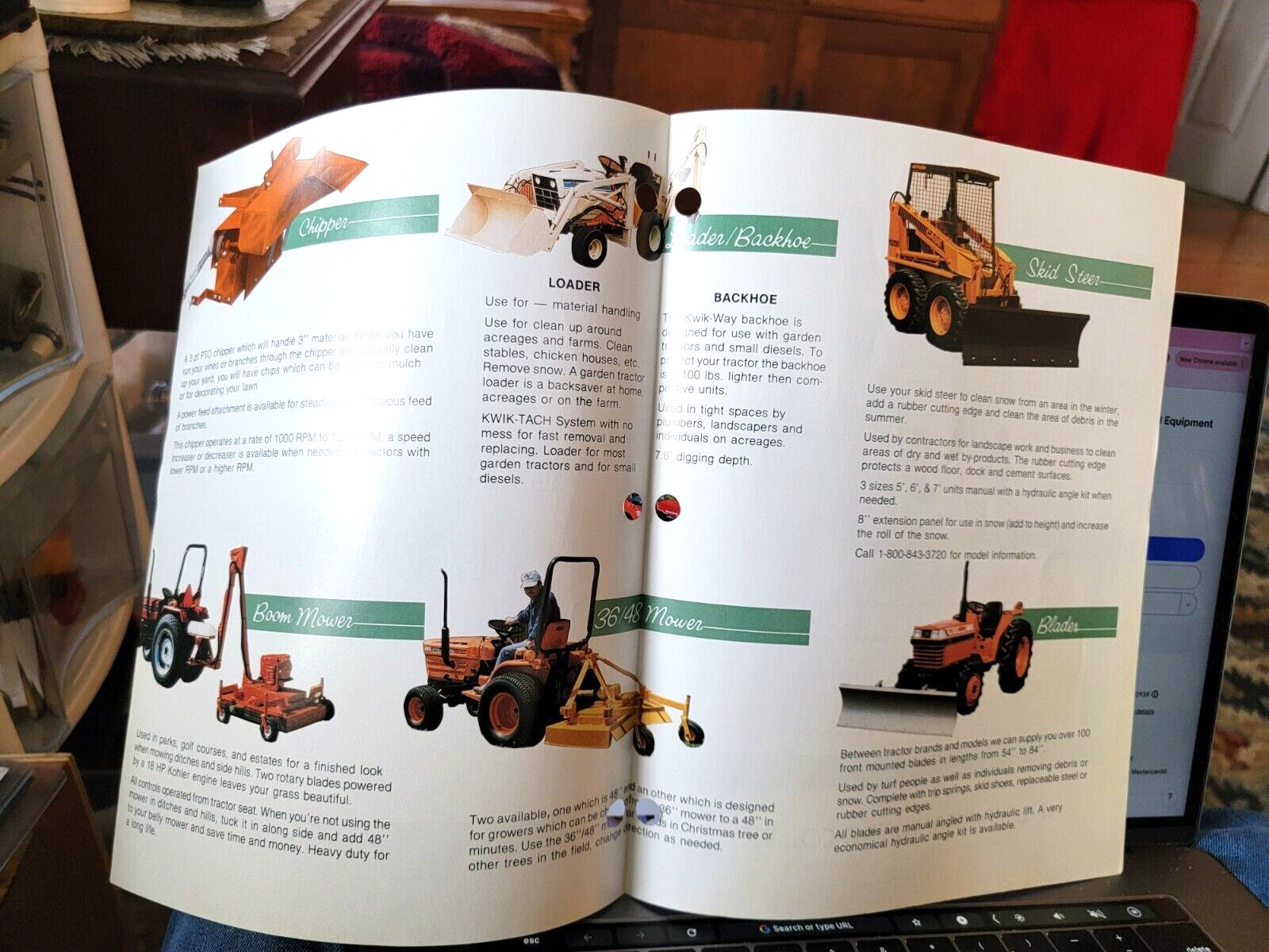 Vintage Quickway Lawn & Turf Equipment 4 Page Brochure