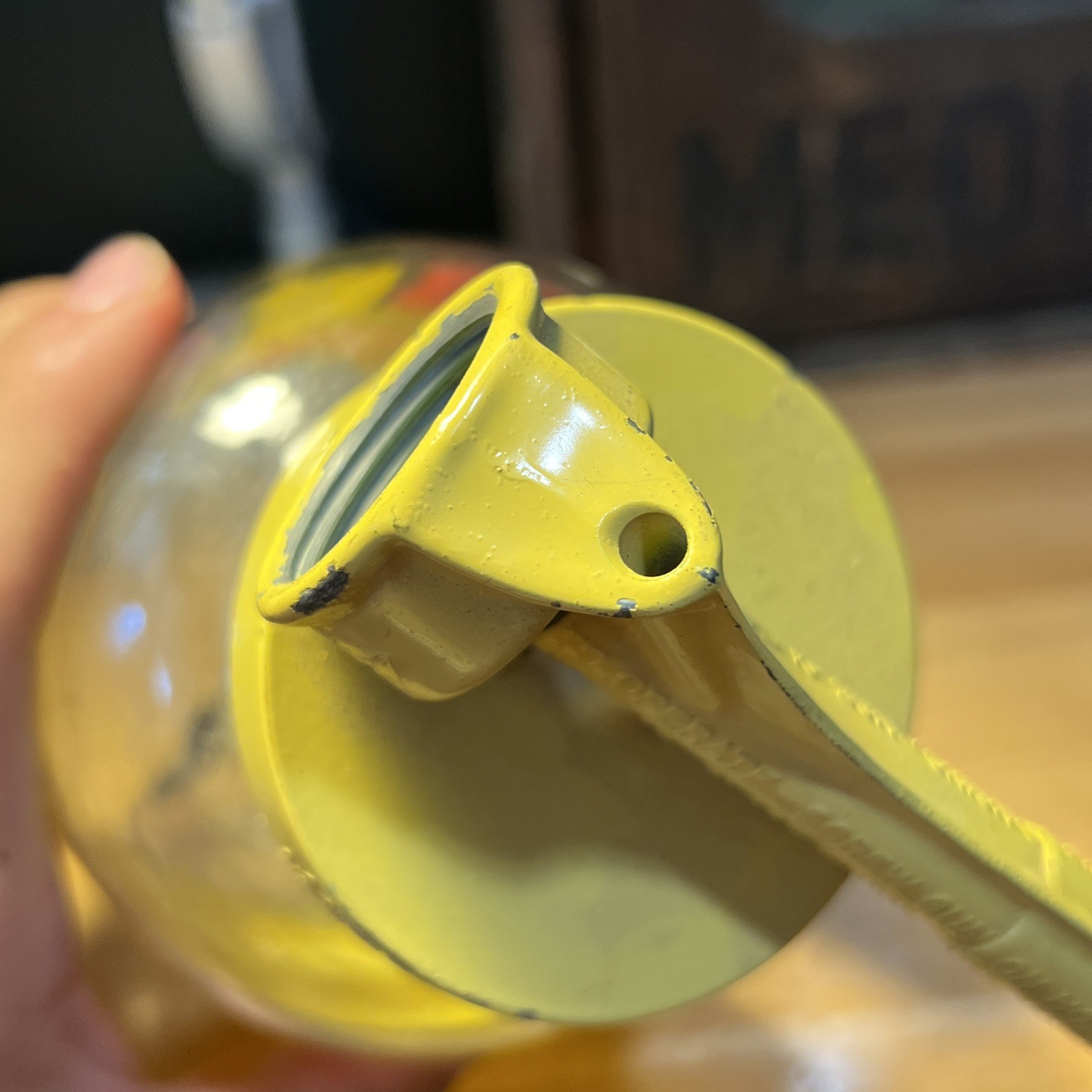 Vintage ACL Jar Bottle Ortho Lawn Sprayer Chevron Chemical Hayes California
