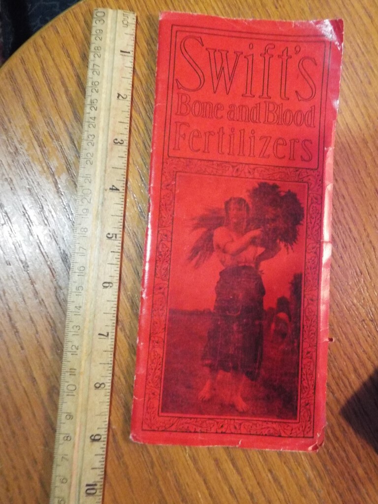 1901 Swift&rsquo;s Bone & Blood Fertilizer Booklet Calendar Prices Chicago Stock Yards