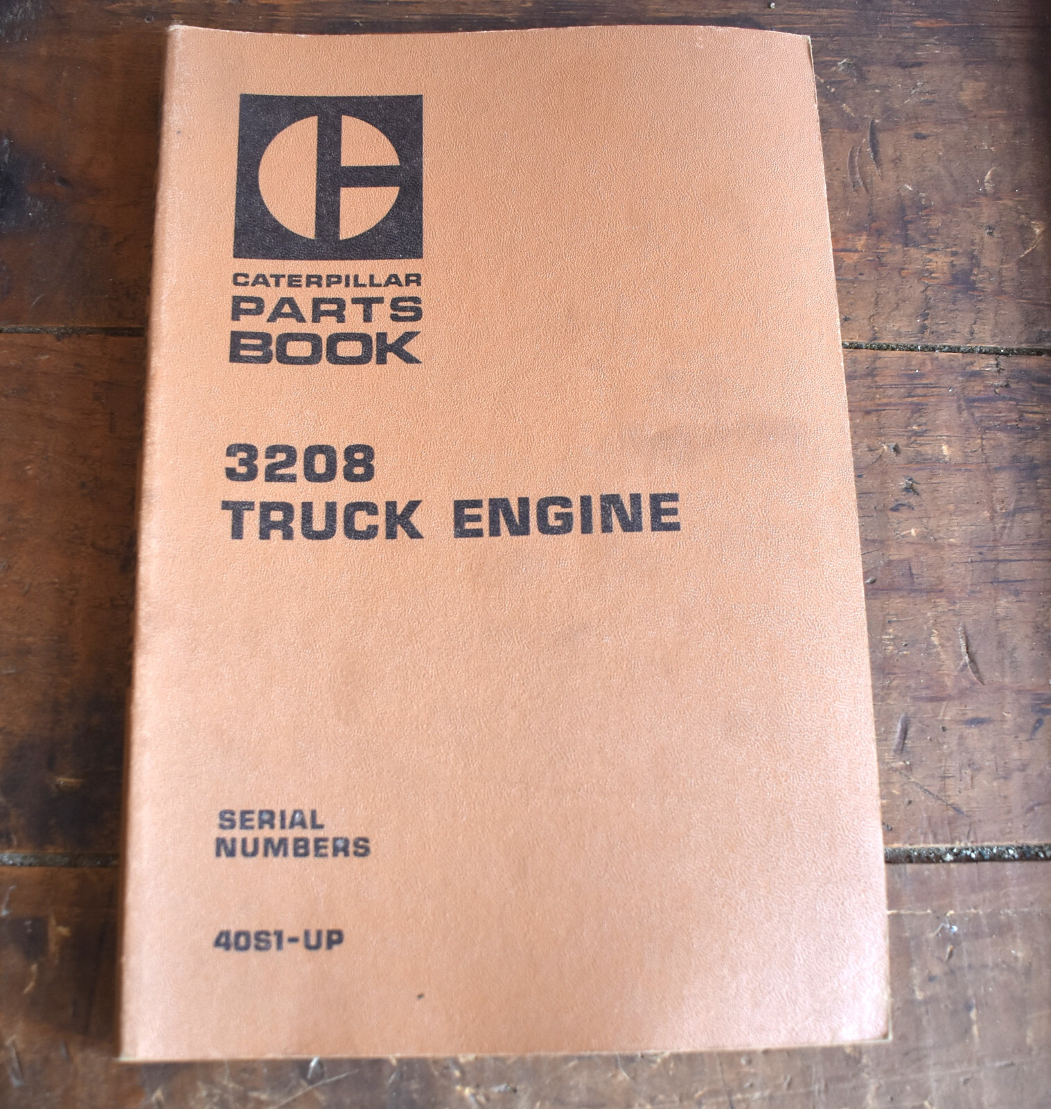 1970s Caterpillar 3208 Truck Engine Parts Book Catalog