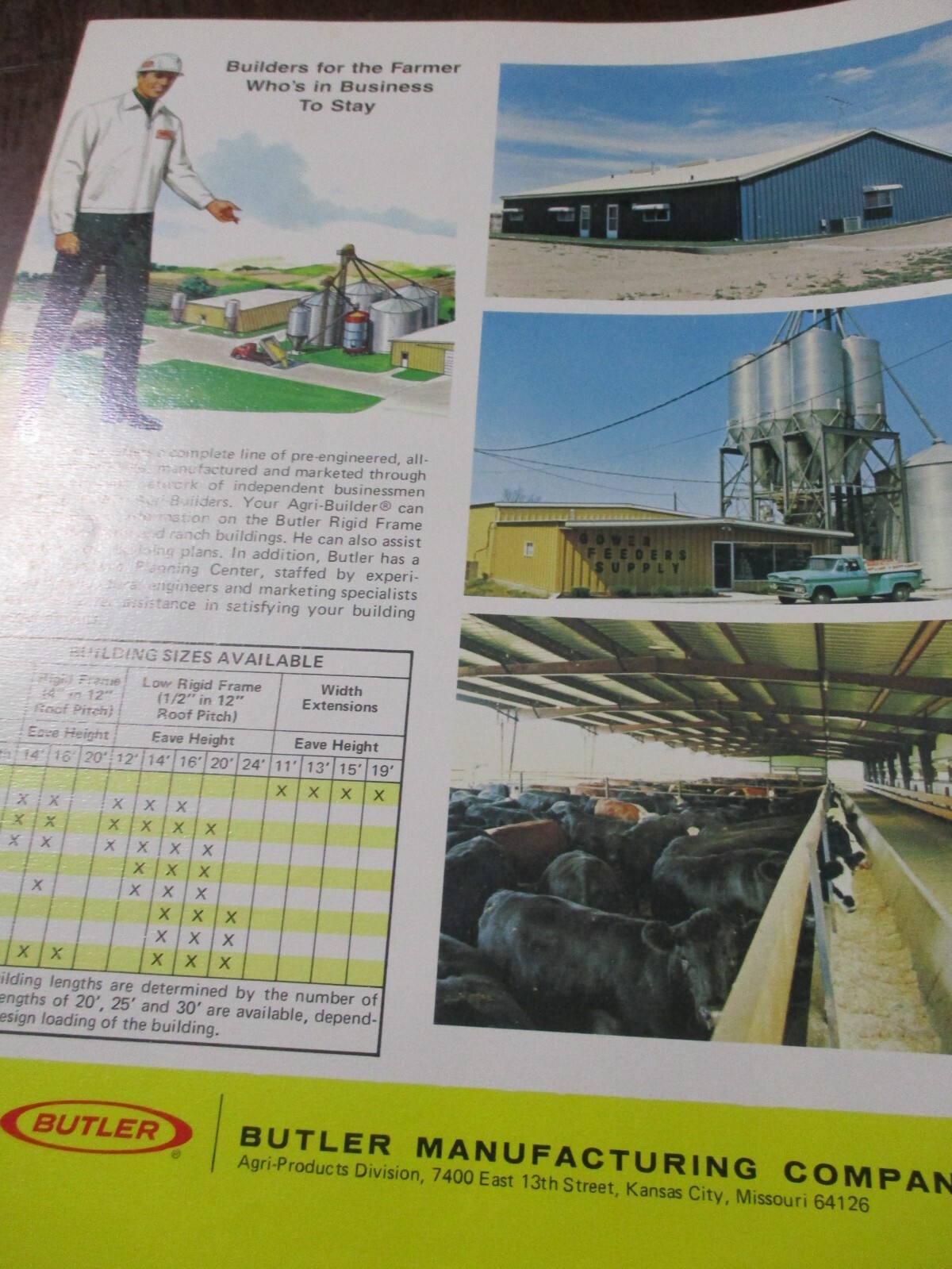 Butler Jamesway, & « Rigid Frame » Buildings, Sales Brochures, 2 items