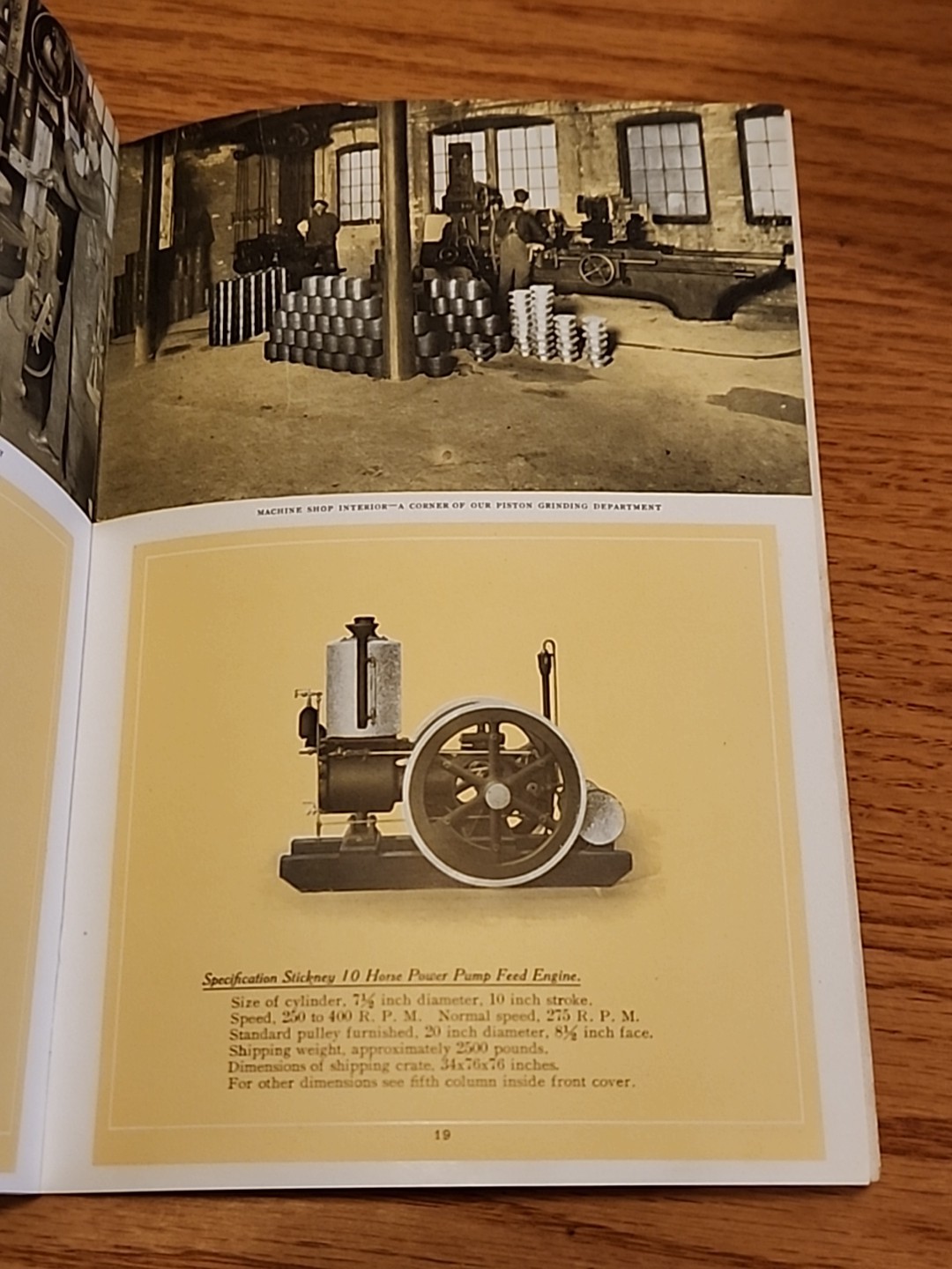 Stickney Gasoline Engines Sales Brochure Catalog St Paul Minnesota