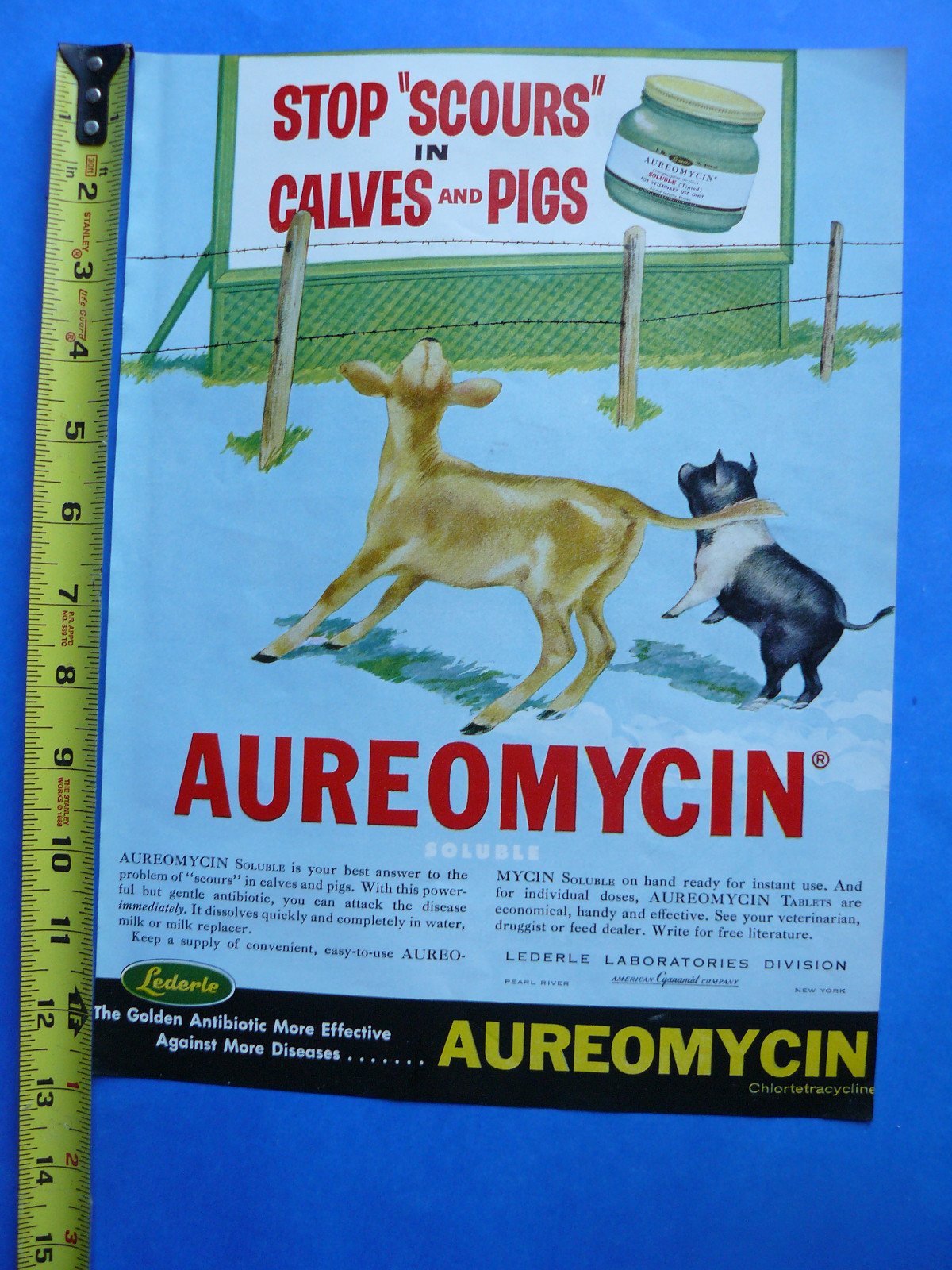 THE FARM QUARTERLY- SPRING 1956 -AD-SCOURS CALVES & PIGS / WAYNE/ KELSEY/SUDBURY
