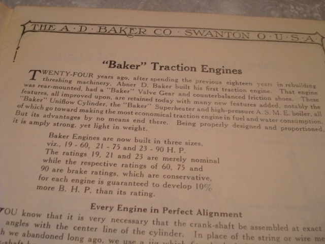 Threshing Machines Baker Engines Threshers, Catalog 22