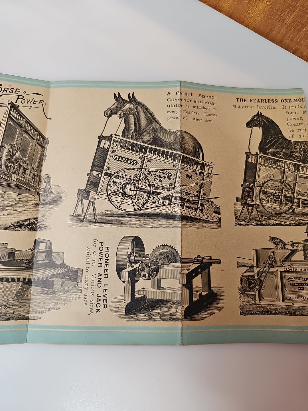 Empire Agricultural Minard Harder New York THRESHERS Literature Trade Folder