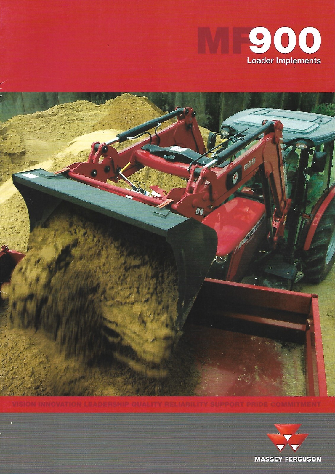Farm Brochure – Massey Ferguson – MF 900 Loader Implement Range – 2009 (F8490)