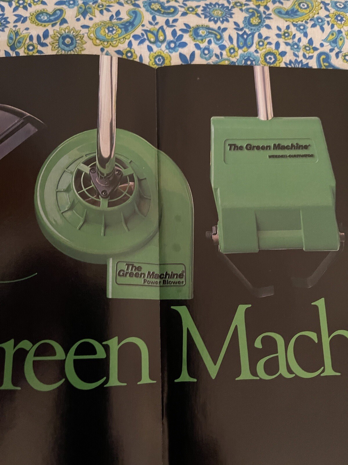 Vintage 1985 Think Green Machine 2300 Lawn Tool Print Ad Multi Attachments Edger