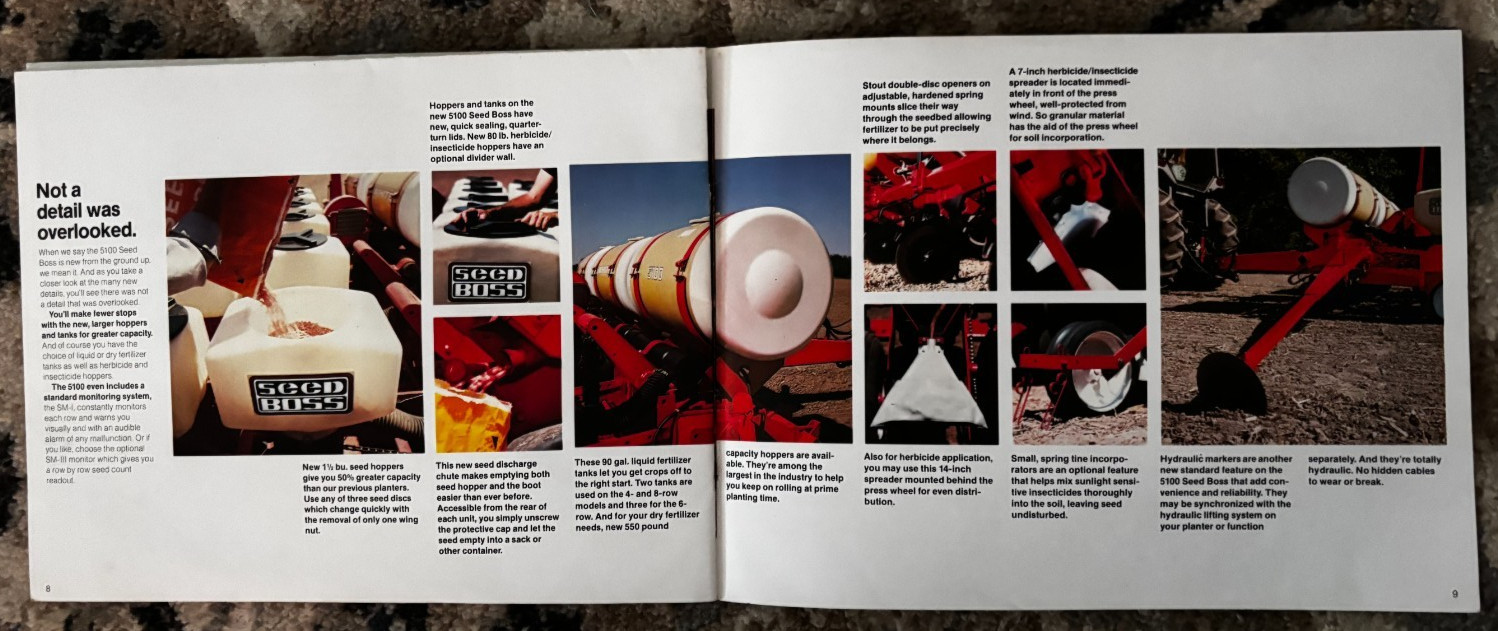 White Tractor Planters For 1979 Brochure DCPA26