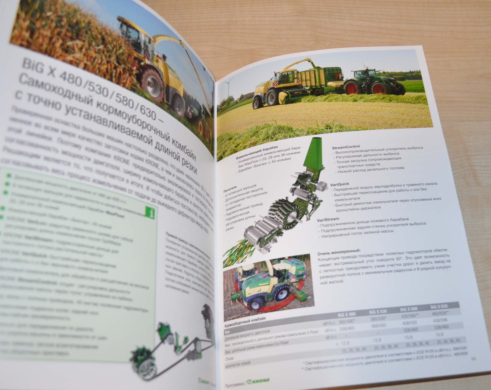Krone Model Range 2018 Agricultural Brochure Prospekt RU