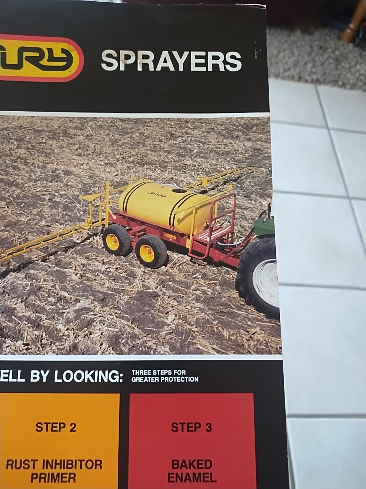 Vtg 1984 Century Sprayers Catalog Dealer Brochure Westeel Inc. Poly Tanks Parts