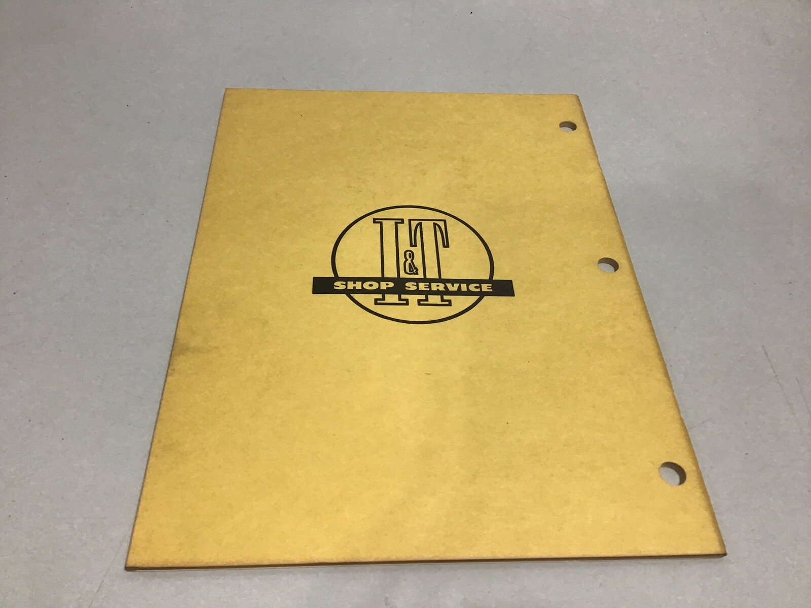 I & T JI Case Tractor Shop Manual 1200 Traction King Manual C-18