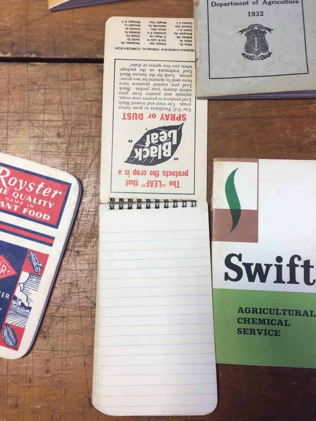 Agricultural Armour VC Royster Fertilizers Rhode Island Dairy Laws Memo Book Pad
