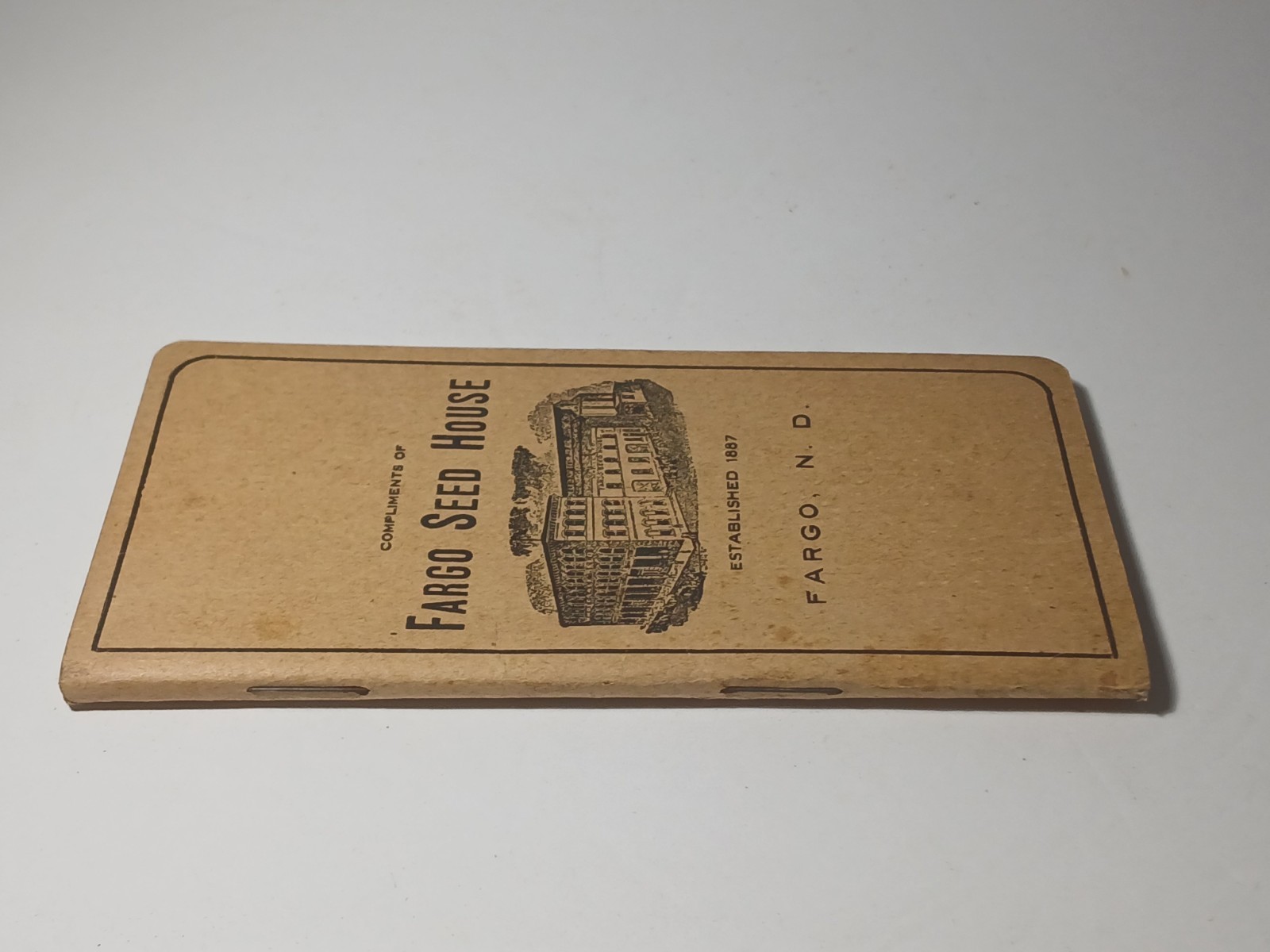1913 Vintage Antique Fargo North Dakota Seed House Farm Ledger Book Magill & Co.