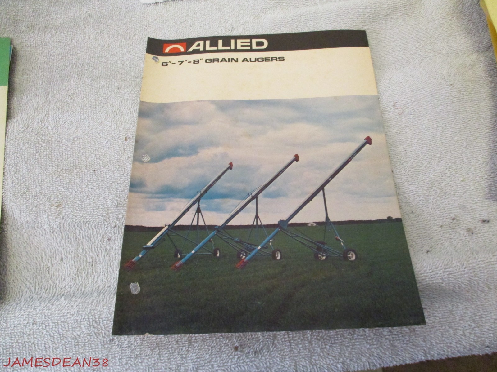 ALLIED GRAIN AUGERS DEALERS SALES BROCHURE PAMPHLET
