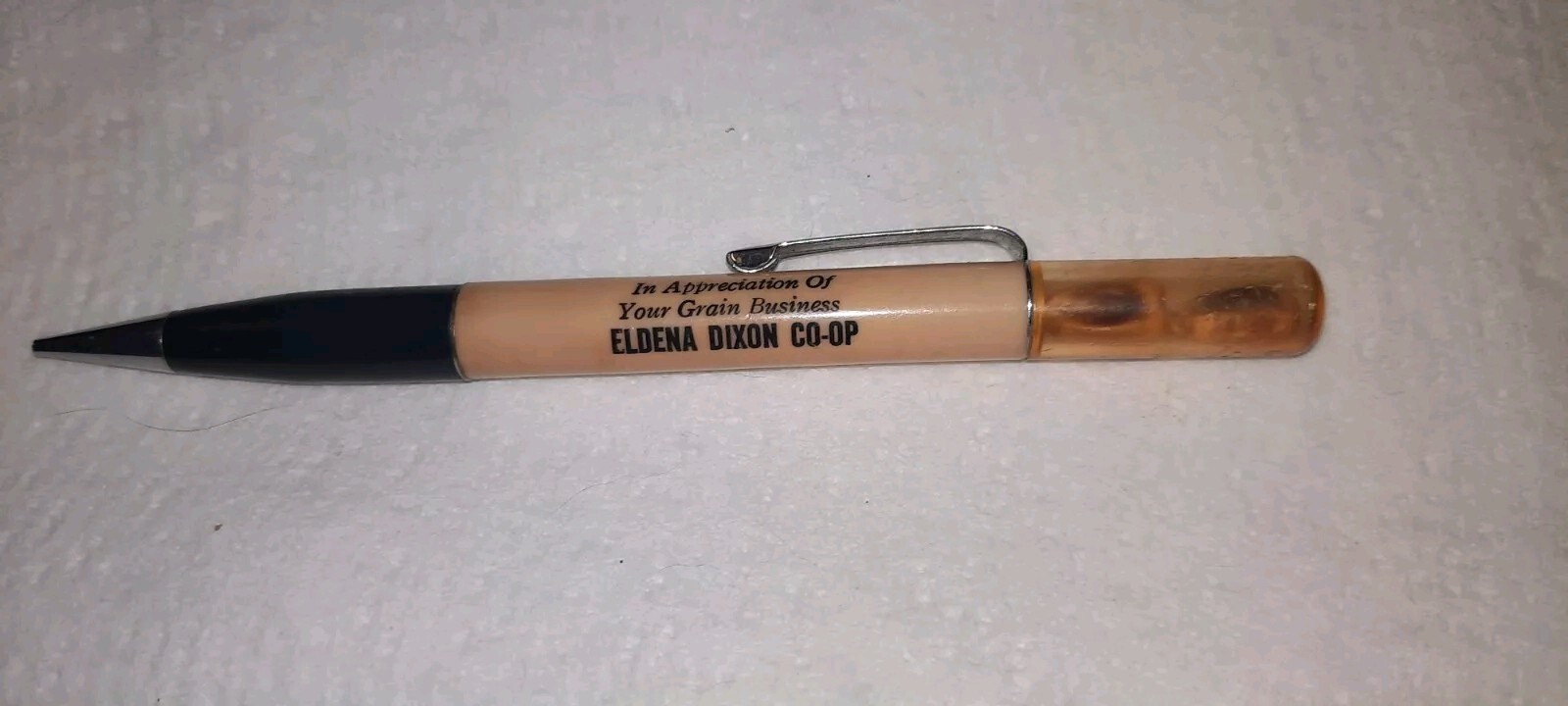 CORN KERNAL TOPPER »Appreciation of Your Grain Business-Eldina Dixon Co-Op »Pencil