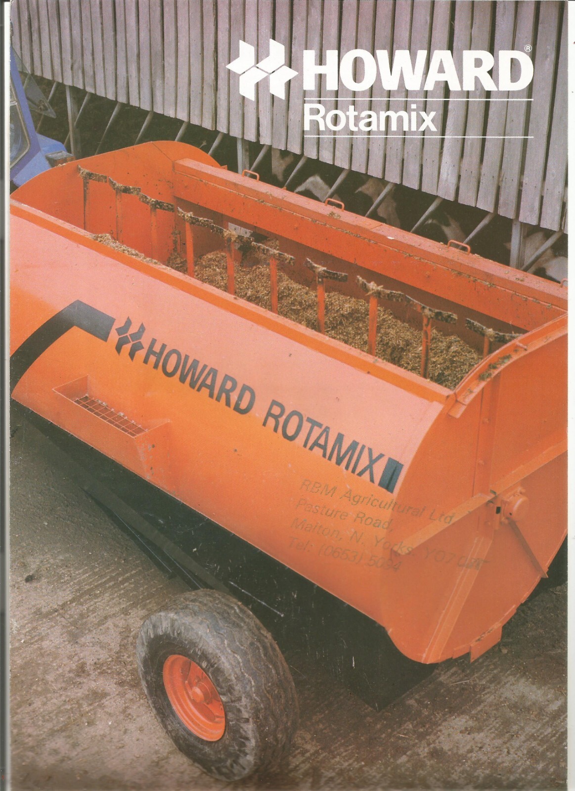 Original OEM OE Howard Rotamix Sales Brochure Specifications Sheet Form # 821
