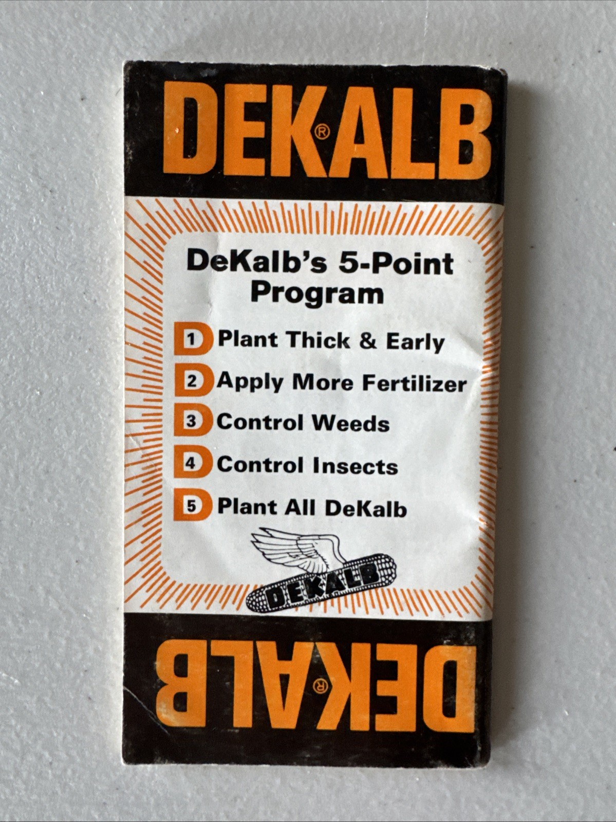 Vintage Farm DEKALB&rsquo;S 5-Point Program Seed Corn Book, Good Condition