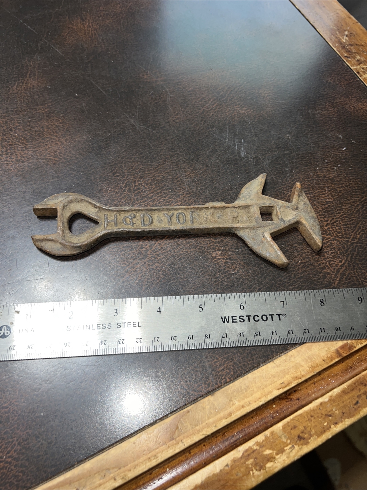 Vintage York Pa H&D Trsctor Farm Implement Wrench