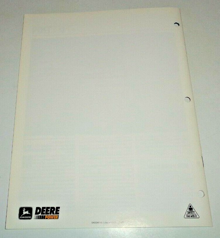 John Deere Summer 1992 Power Source Magazine Brochure South Utah Mountain Music