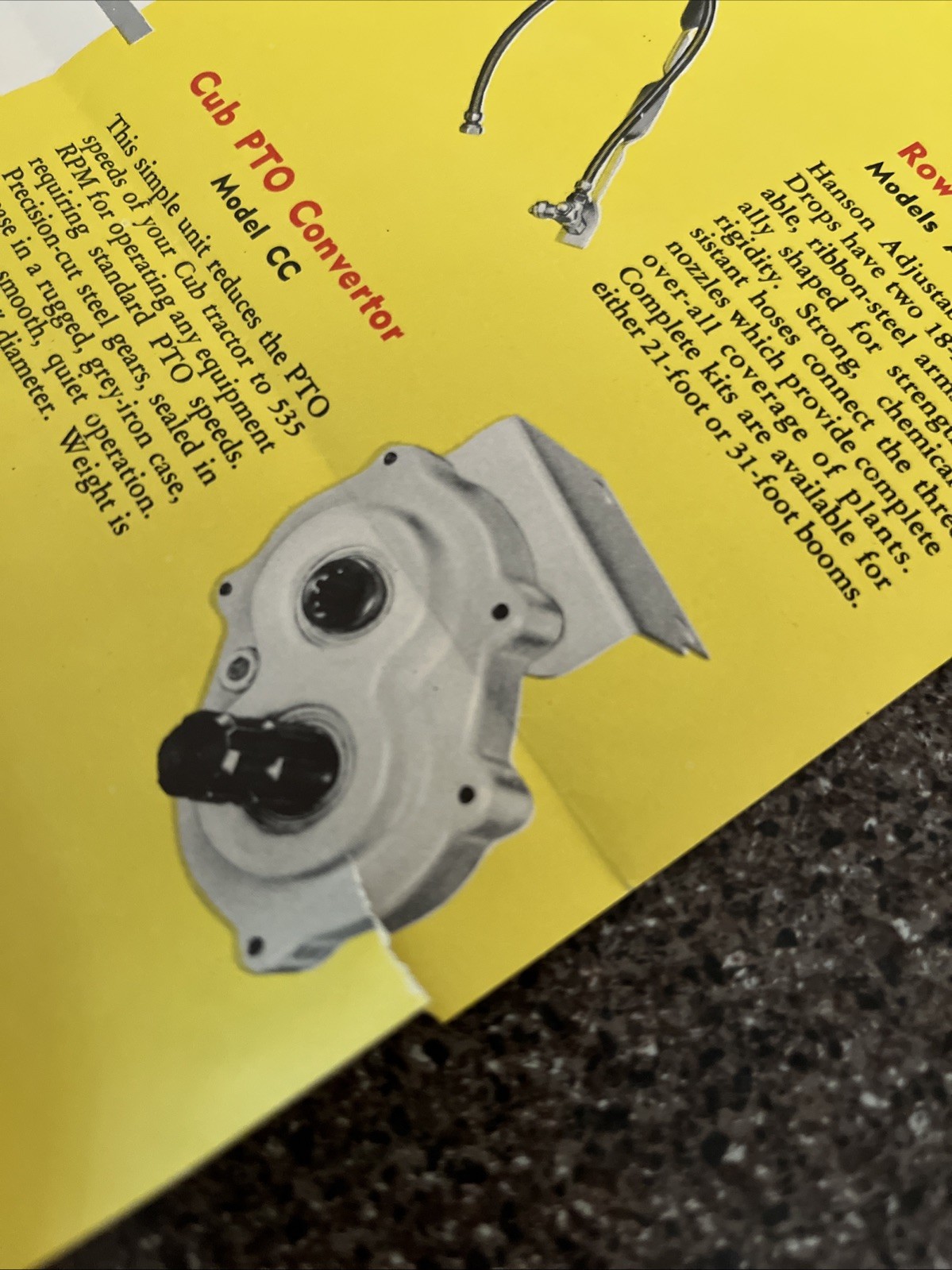 Hanson Equipment E-Z Spray Swathomatic V-G Spray Sprayers Brochure Poster Rare
