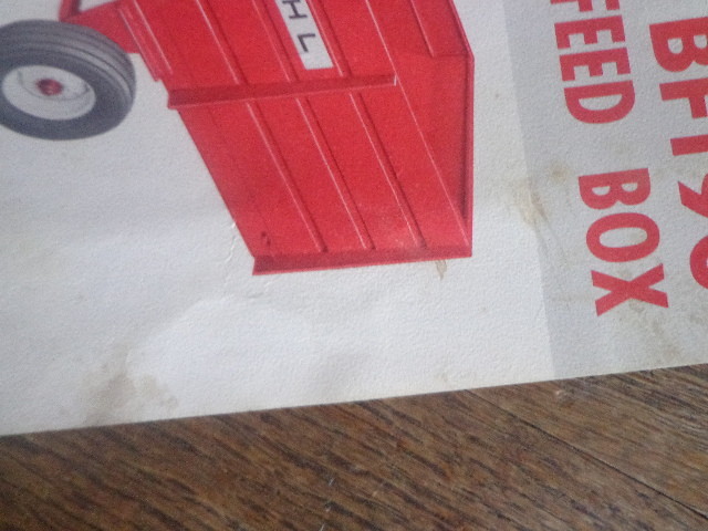 Gehl Blender Feed Box BF130 BF190 West Bend Sale Brochure Advertisement