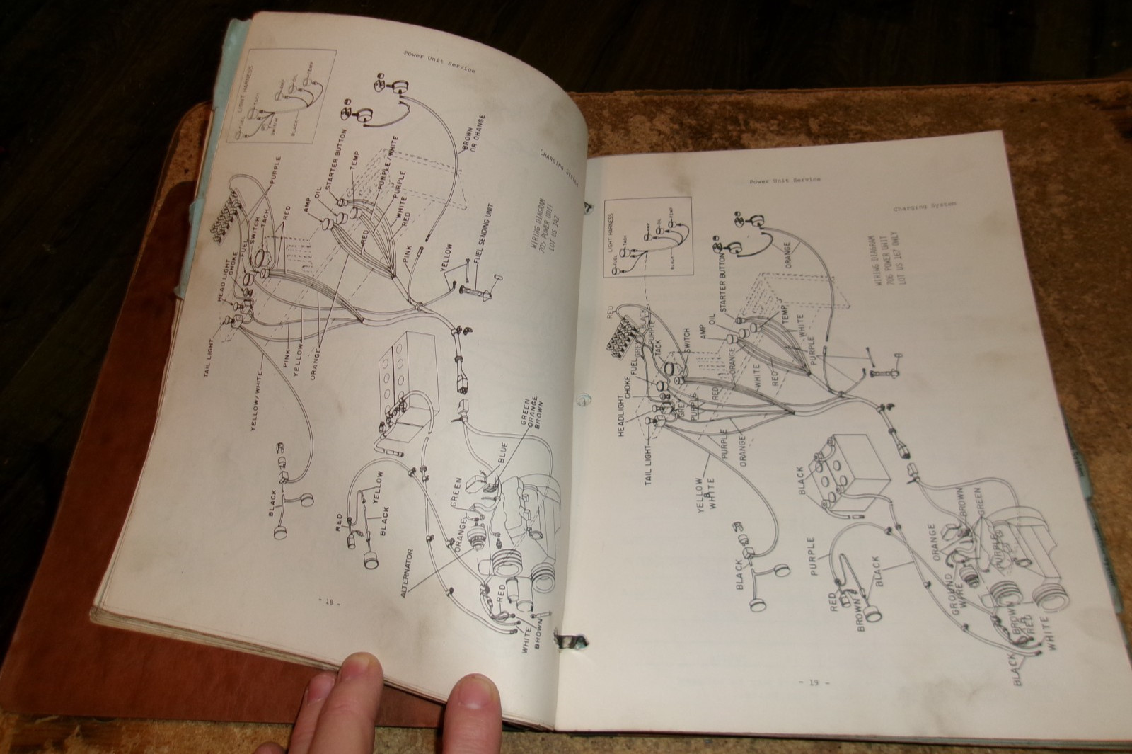 1975 new idea uni service manual in good shape used