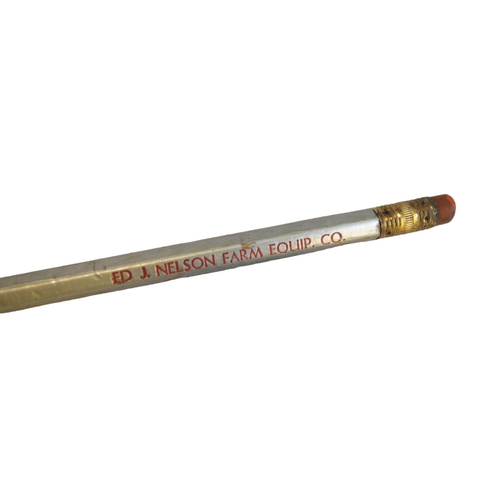 Ed J. Nelson Farm Equipment Advertising Pencil Vintage