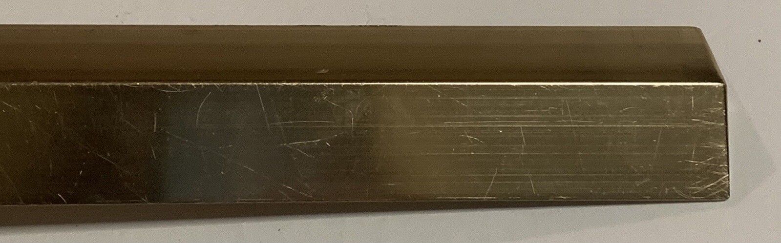 Vtg Reeder Equity 50th Anniversary Metal Ruler North Dakota ND Elevator Ag 1964
