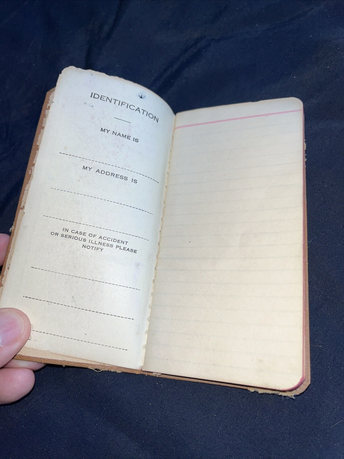 1929-1930 National Livestock Commission Pocket Notebook Notepad Memo Chicago ILL