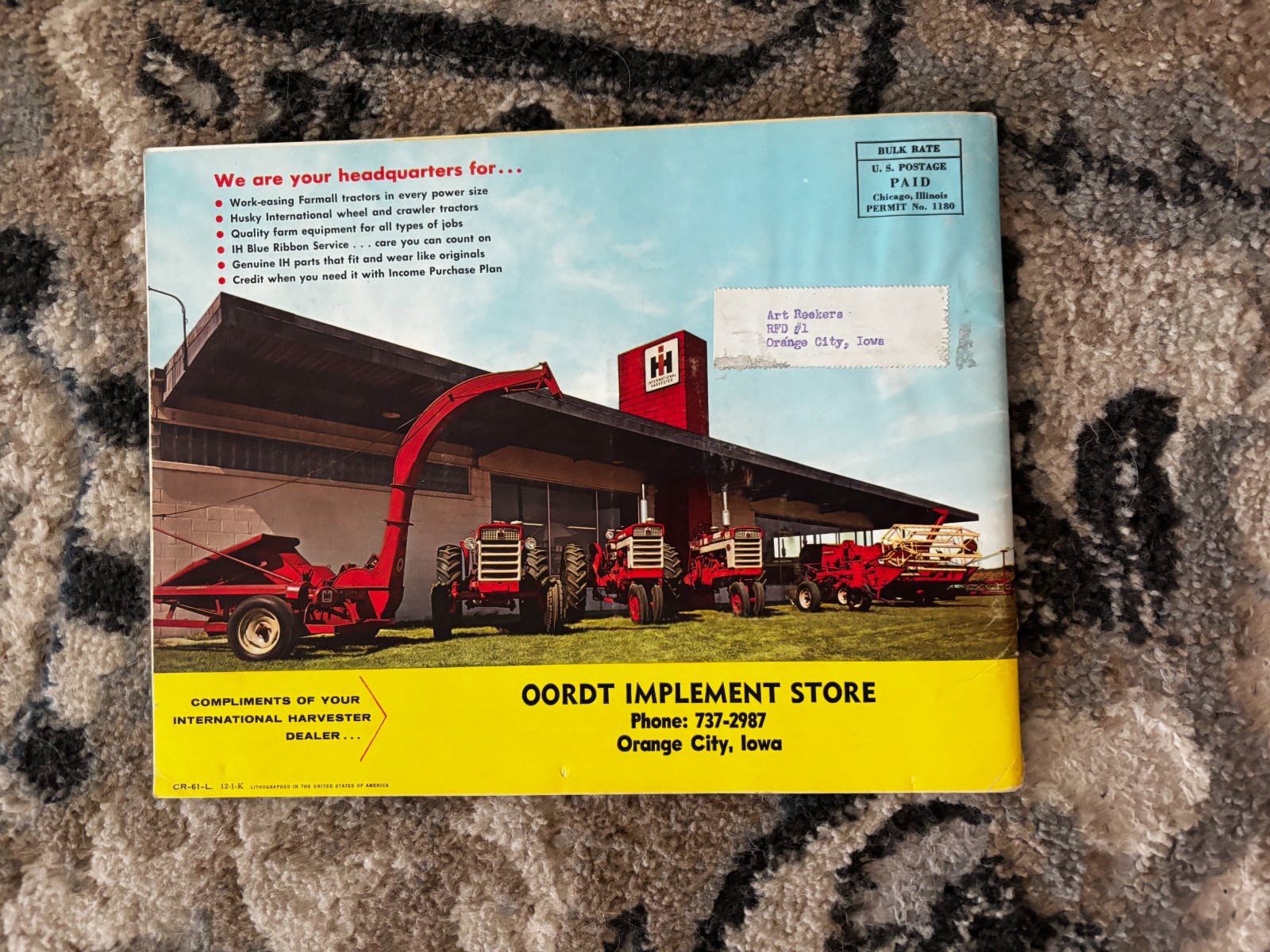 International Harvester Buyers Guide for 1961 Brochure DCPA26