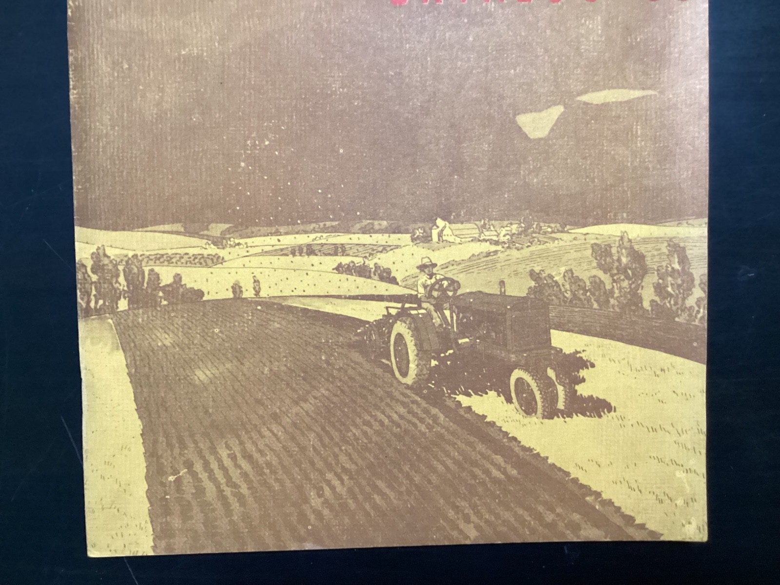 VINTAGE ALLIS CHALMERS #35 TRACTOR EQUIPMENT CATALOG BROCHURE